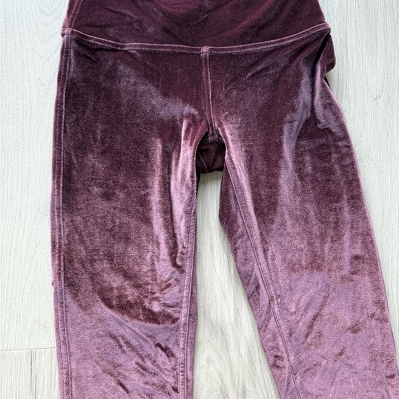 Lululemon Athletica Purple High-Waisted Leggings - Picture 3 of 10